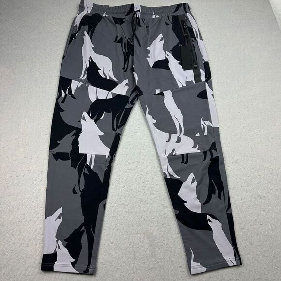NWT Greyson Performance Joggers Golf Pants Large In The Shadows Sequoia Wolf‎ - Picture 1 of 13